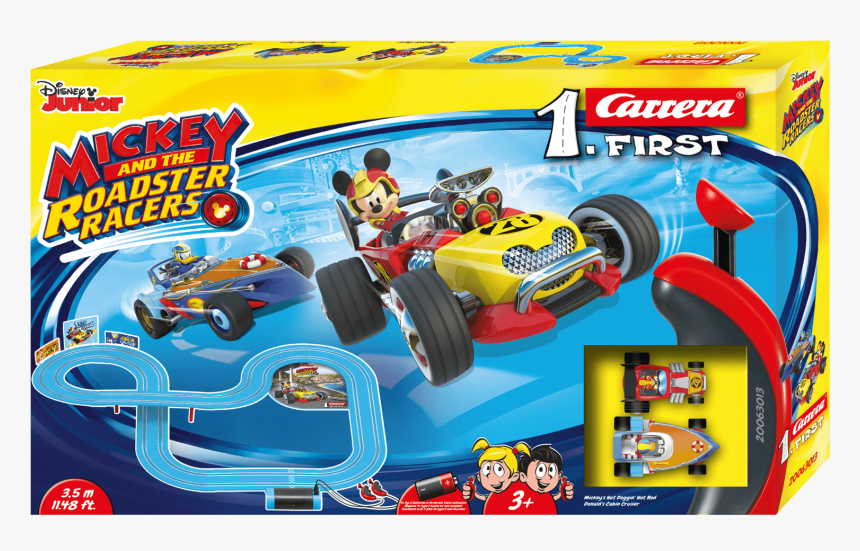 Carrera Mickey And The Roadster Racers, HD Png Download, Free Download