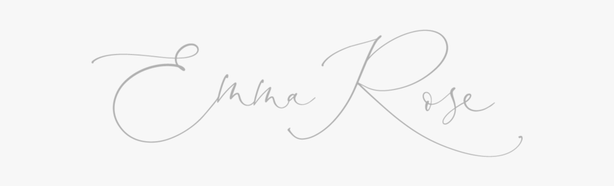 Emma Rose Logos Signature Script - Calligraphy, HD Png Download - kindpng