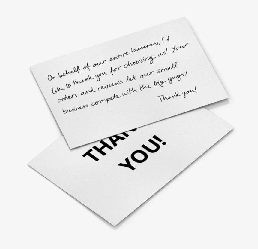 Thank You For Your Order Small Business Hd Png Download Kindpng