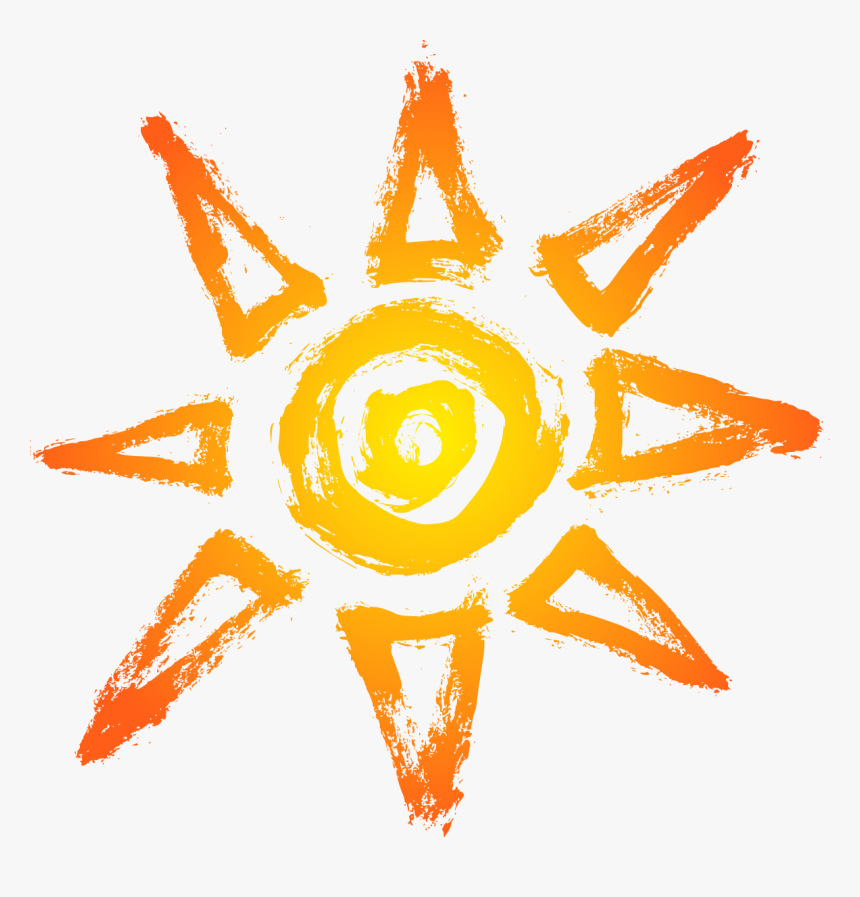 Grunge Sun 5 - Illustration, HD Png Download, Free Download