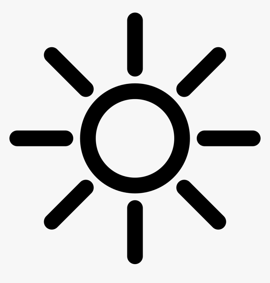 Font Sun - Sun Png Icon, Transparent Png, Free Download