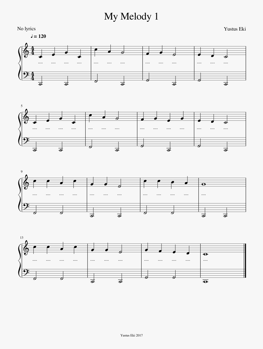 Easy Christmas Songs Sheet Music For Piano, HD Png Download, Free Download