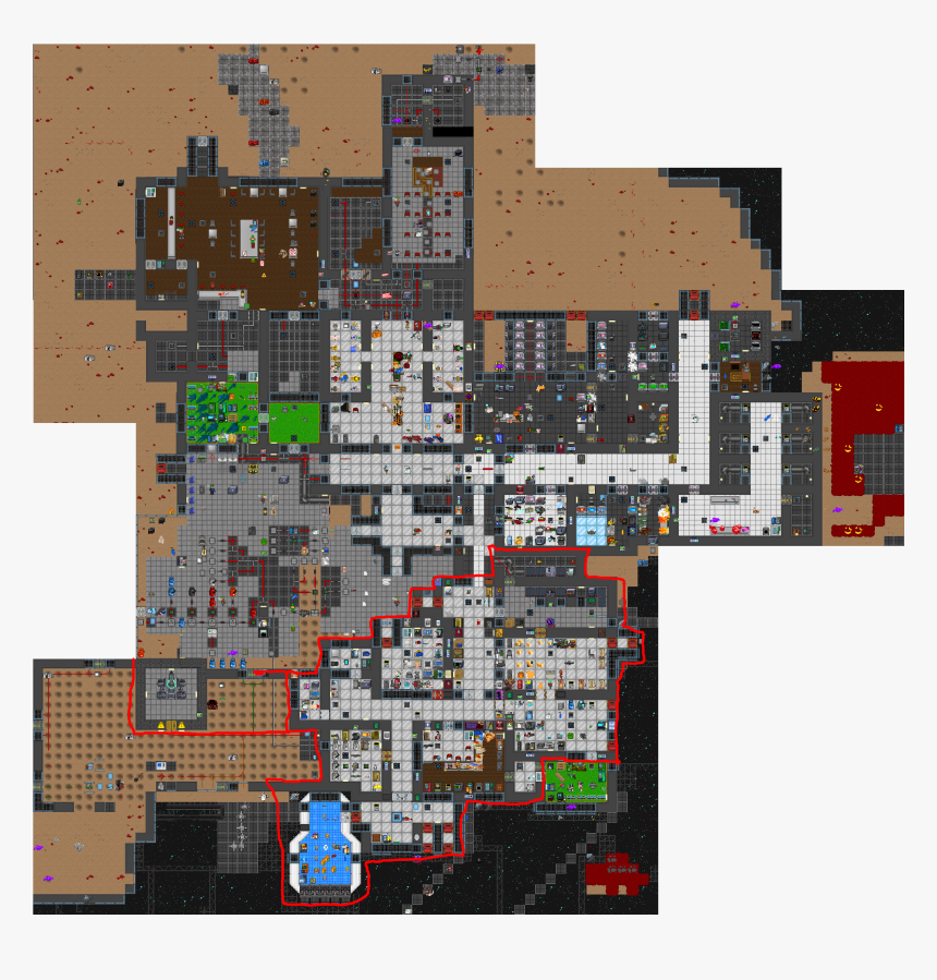 Space Station 13 Dwarf Fortress, HD Png Download, Free Download