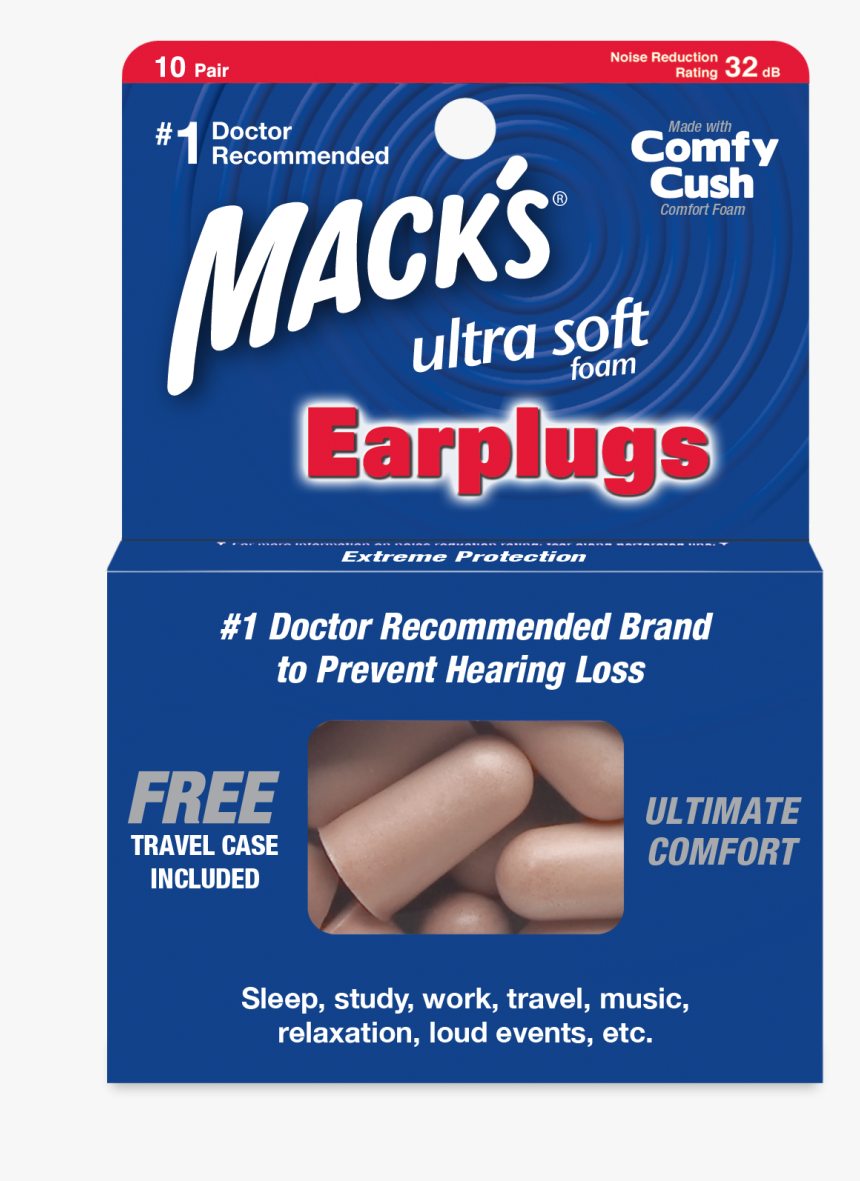 Ultra Soft Foam Ear Plugs - Medical, HD Png Download, Free Download