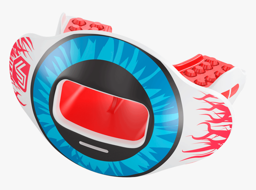 Red Eye Comic Print Max Airflow Lipguard And Mouthguard - Eyeball Mouth Guard, HD Png Download, Free Download