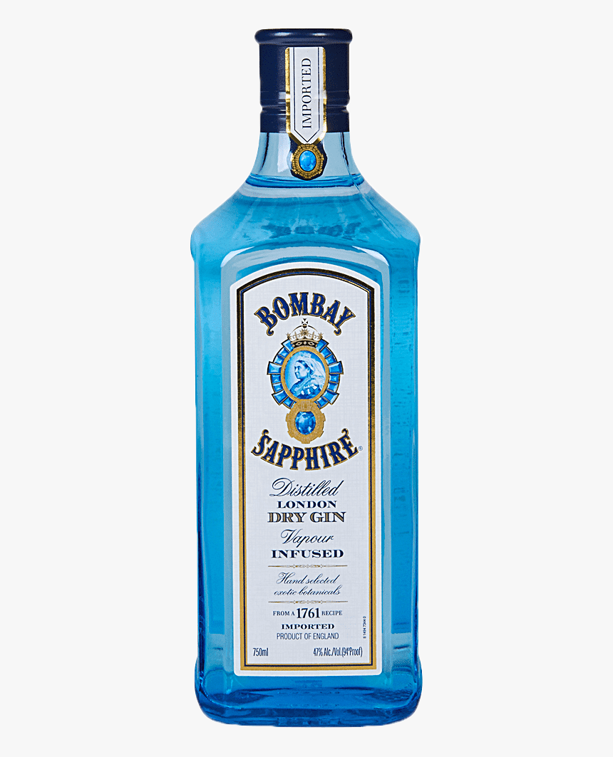 Bombay Sapphire 750ml - Gin Bombay Sapphire 750ml, HD Png Download, Free Download