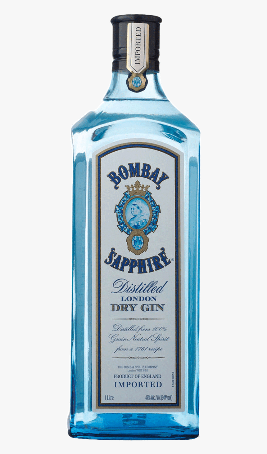 Bombay Sapphire Gin 1l, HD Png Download, Free Download