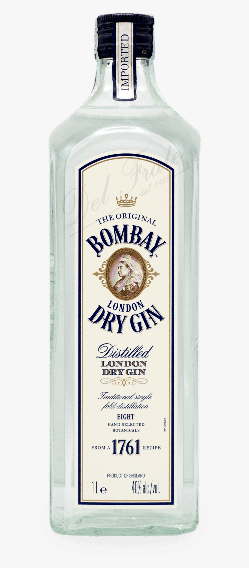 Bombay Sapphire Gin Bombay Dry 1 L , Png Download - Glass Bottle, Transparent Png, Free Download