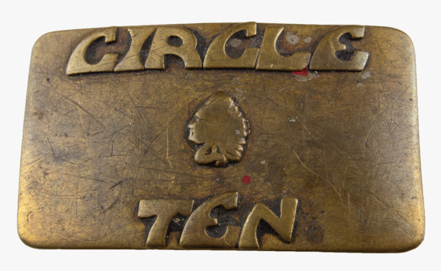 1791 Vintage - Belt Buckle - "circle Ten - Leather, HD Png Download, Free Download