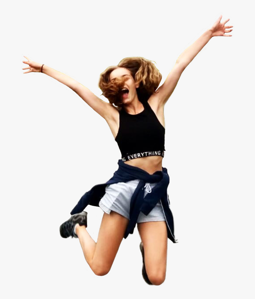 #vipshoutout #jump #lady #girl #woman #joyus #happy - Girl Jump Png, Transparent Png, Free Download