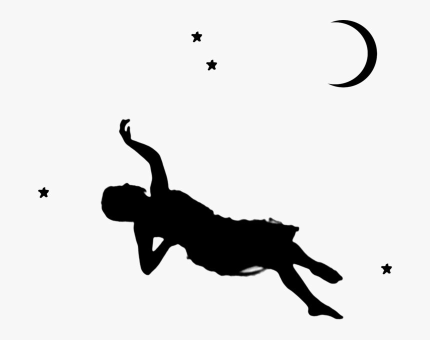 Woman Falling Png - Silhouette Of Woman Falling, Transparent Png, Free Download