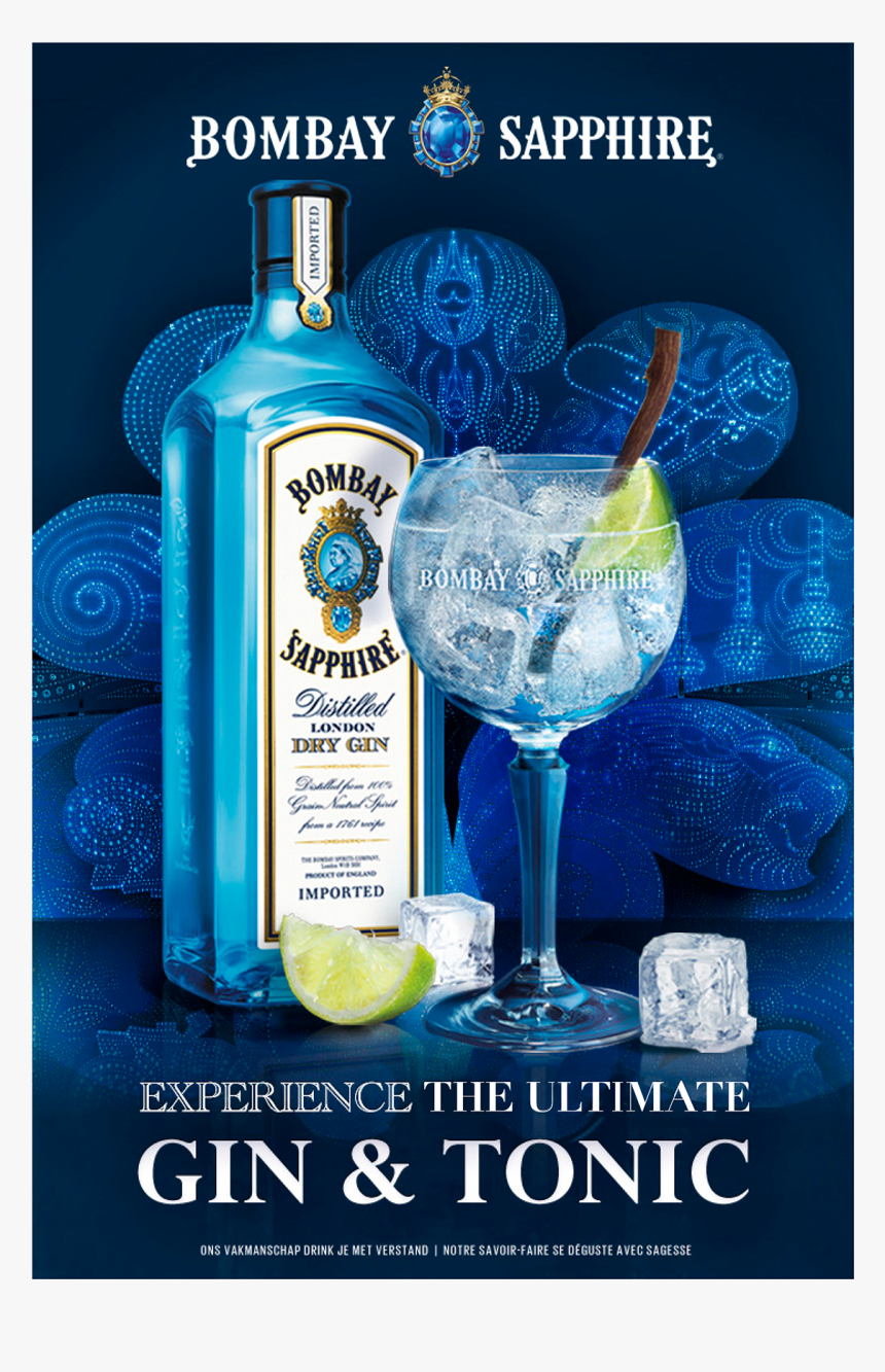 Bombay Sapphire Gin, HD Png Download, Free Download