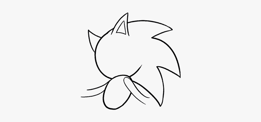 How To Draw Sonic The Hedgehog - Sonic Drawing, HD Png Download, Free Download