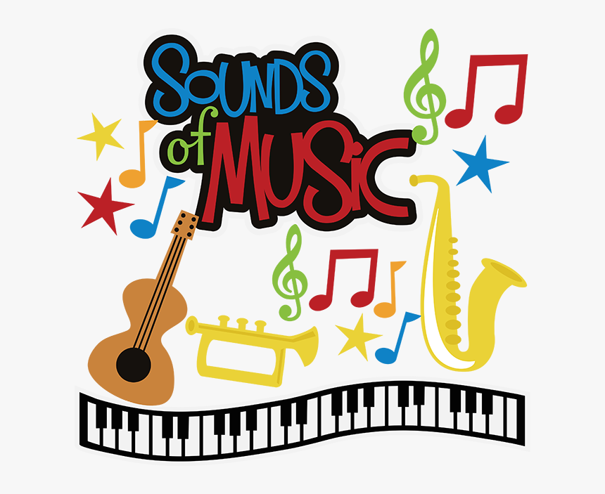 Musical Clipart High School Musical - Cute Music Instruments Clipart, HD Png Download, Free Download