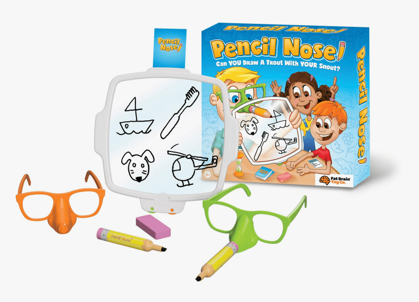 Fat Brain Toys Pencil Nose Game, HD Png Download, Free Download