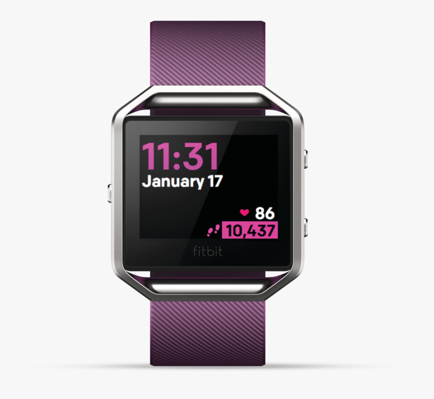 Fitbit Blaze Blue Small, HD Png Download, Free Download