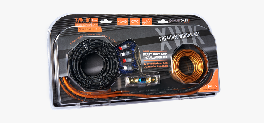 Xwk-80 8ga Wiring Kit - Subwoofer, HD Png Download, Free Download