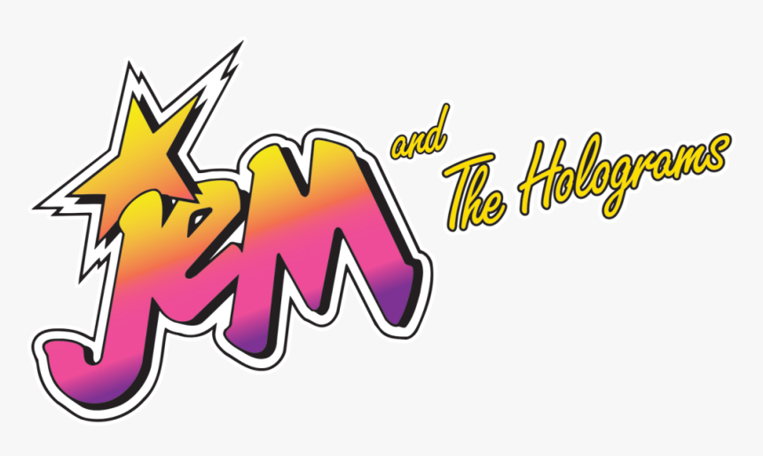 Download And The Holograms - Jem And The Holograms Cartoon Logo, HD Png Download, Free Download