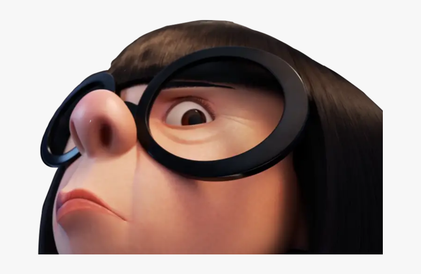 Edna Mode Close Up, HD Png Download is free transparent png image. 