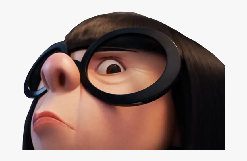 Edna Mode Close Up, HD Png Download - kindpng.