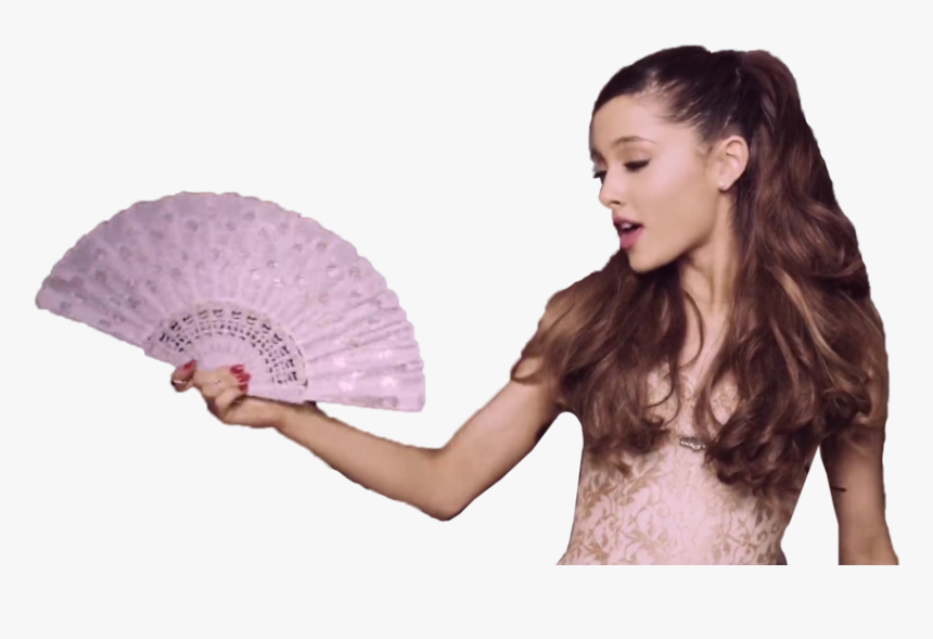 Ariana Grande The Way Png , Png Download - Fan Holding Right Hand, Transparent Png, Free Download