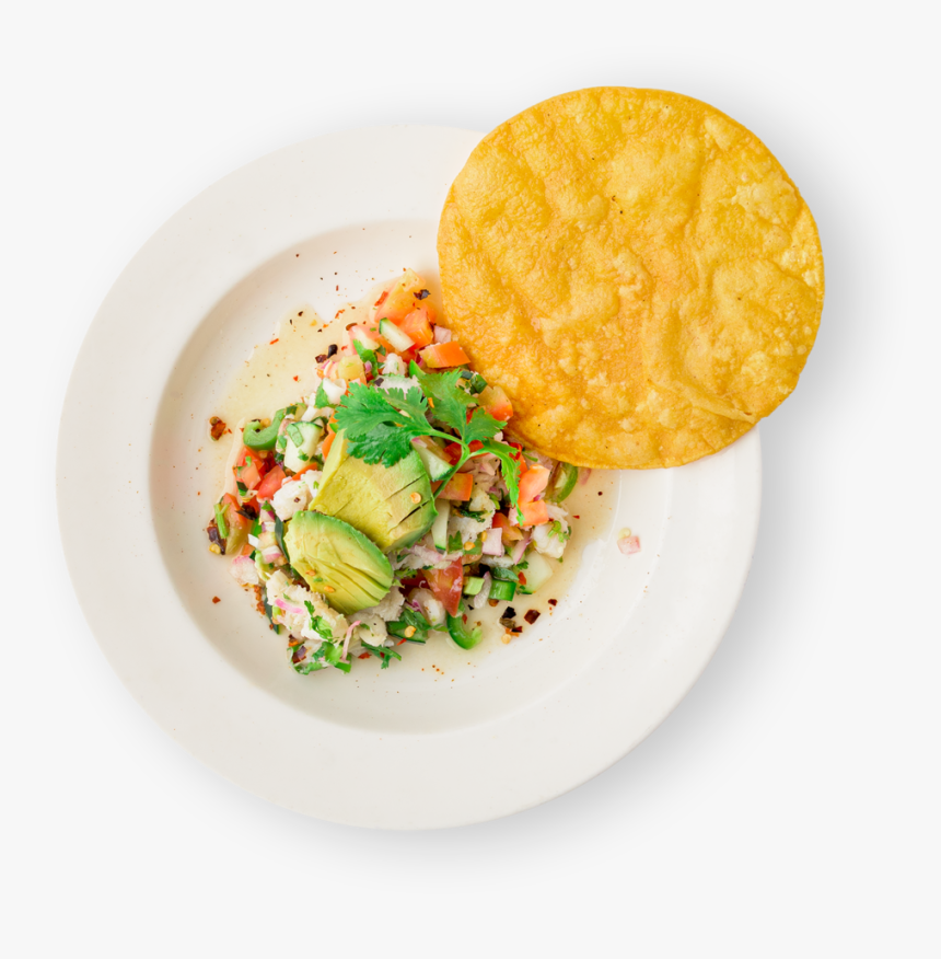 Ceviche-topview - Dish, HD Png Download, Free Download