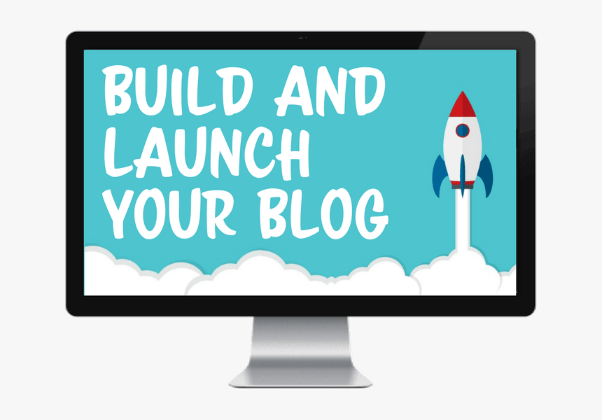 How I Finally Launched My Blog- Build And Launch Your - Computer Monitor, HD Png Download, Free Download