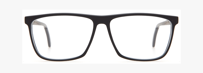 A Pair Of Black Reading Glasses With Clear Lenses - Plastic, HD Png Download, Free Download