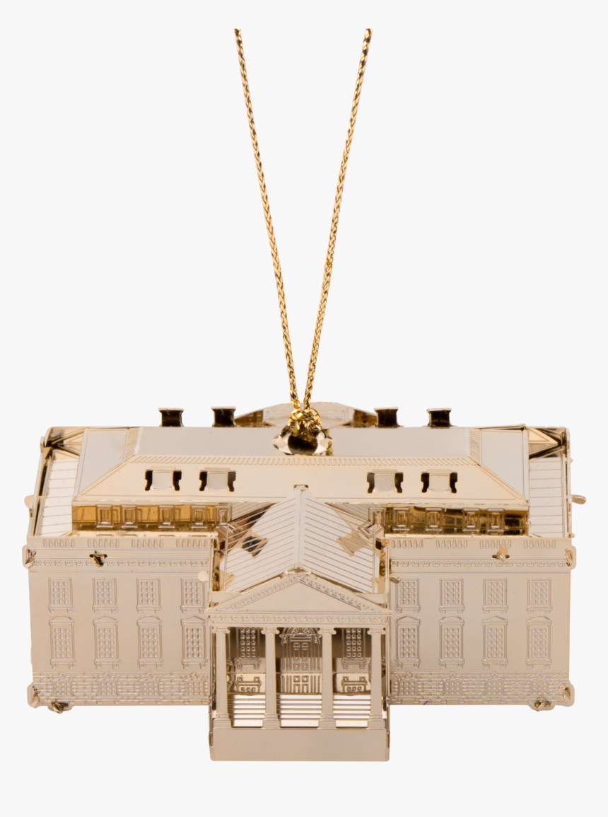 Gold White House Ornament, HD Png Download, Free Download