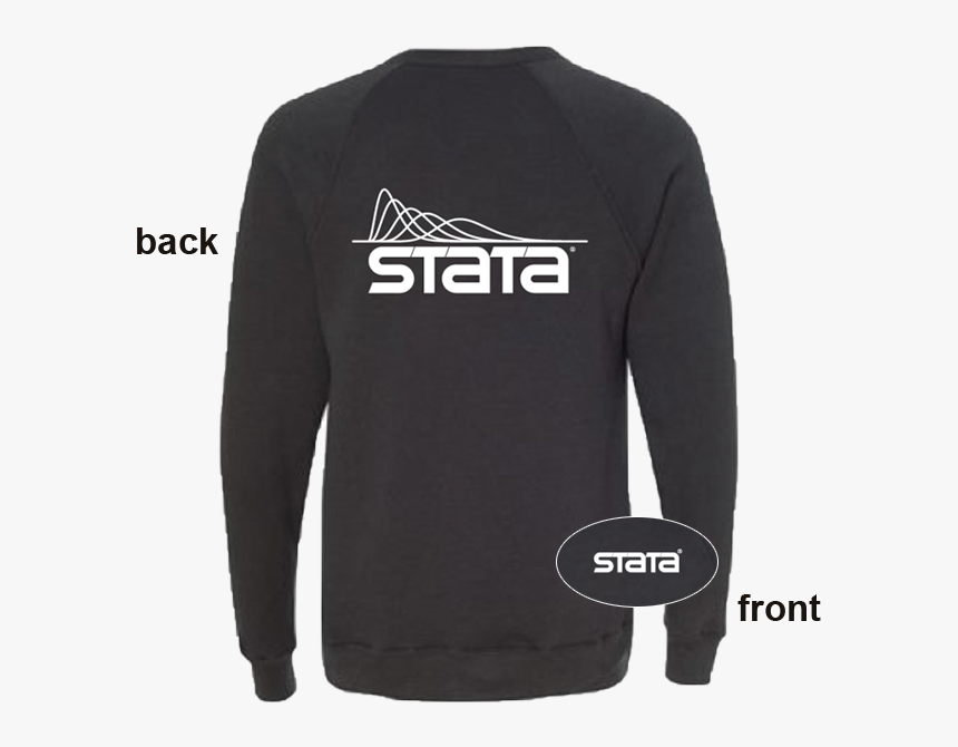 Dark Grey Chi-squared Stata Sweatshirt - Long-sleeved T-shirt, HD Png Download, Free Download