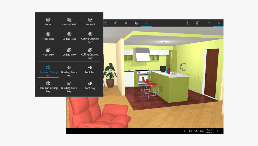 An Interior Design Project Made With Live Home 3d Software - Interior Design, HD Png Download, Free Download