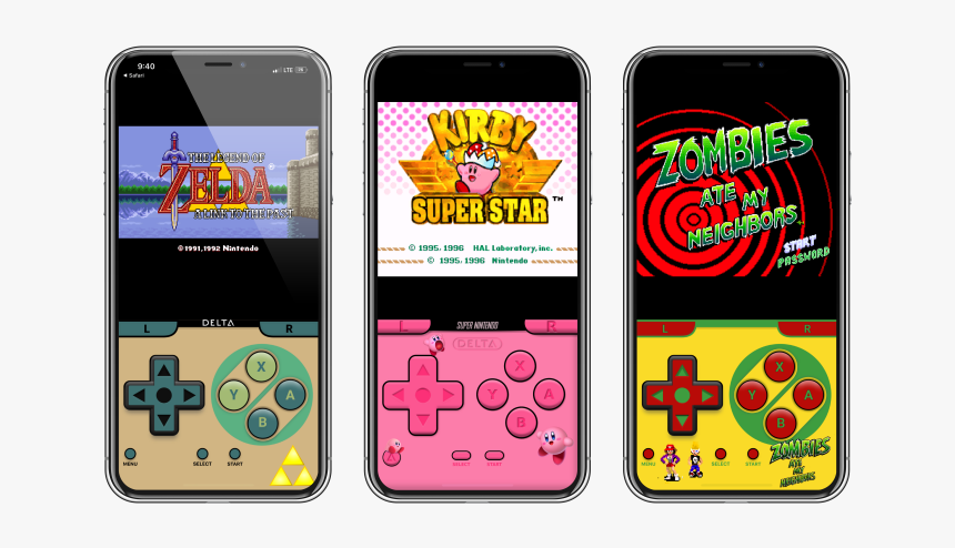 Delta Emulator Snes Skins - Iphone, HD Png Download, Free Download