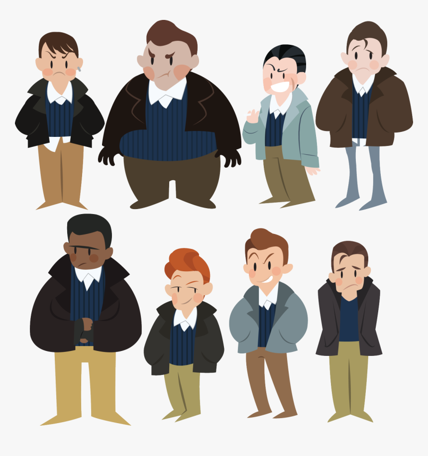 I Did A Set Of Greasers To Go Along With My Preppies - Man Greasers Fanart, HD Png Download, Free Download