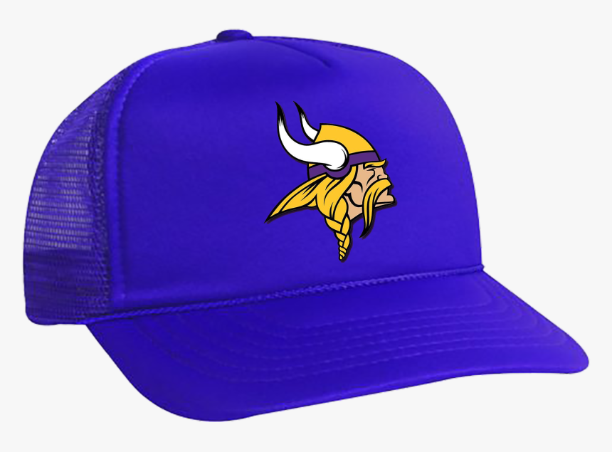 Nfl Vikings Logo Purple Printed Hat , Png Download - Baseball Cap, Transparent Png, Free Download