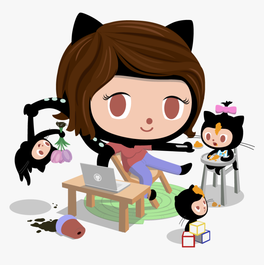 Octocat Girl, HD Png Download, Free Download