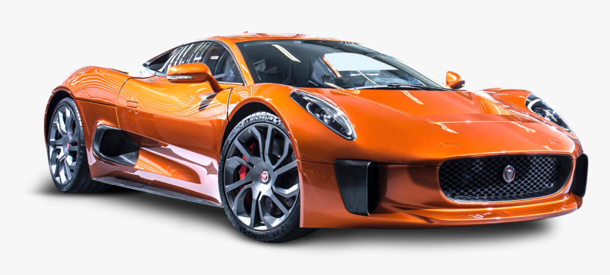 Jaguar C X75 James Bond Orange Car Png Image - Jaguar Cx75, Transparent Png, Free Download