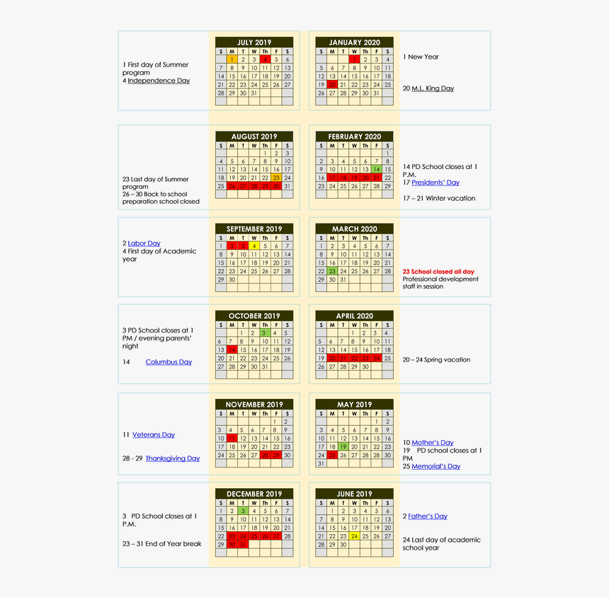 Picture - Calendario Escolar 2019 Providence Ri, HD Png Download, Free Download