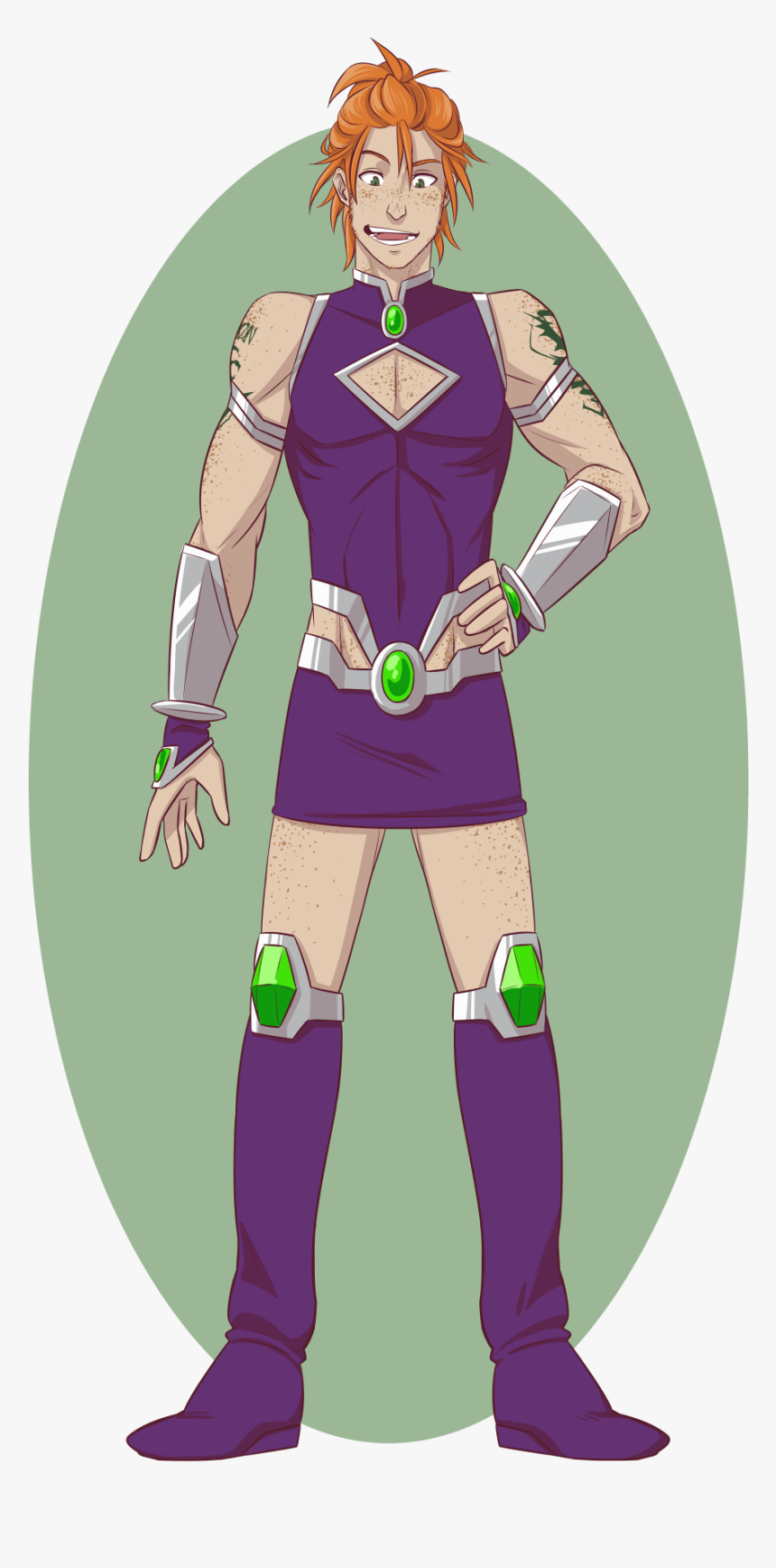 Starfire Male, HD Png Download, Free Download