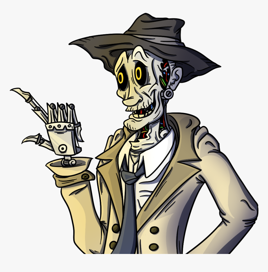 “ Here"s A Nick Valentine I Drew, Just In Time For - Illustration, HD Png Download, Free Download