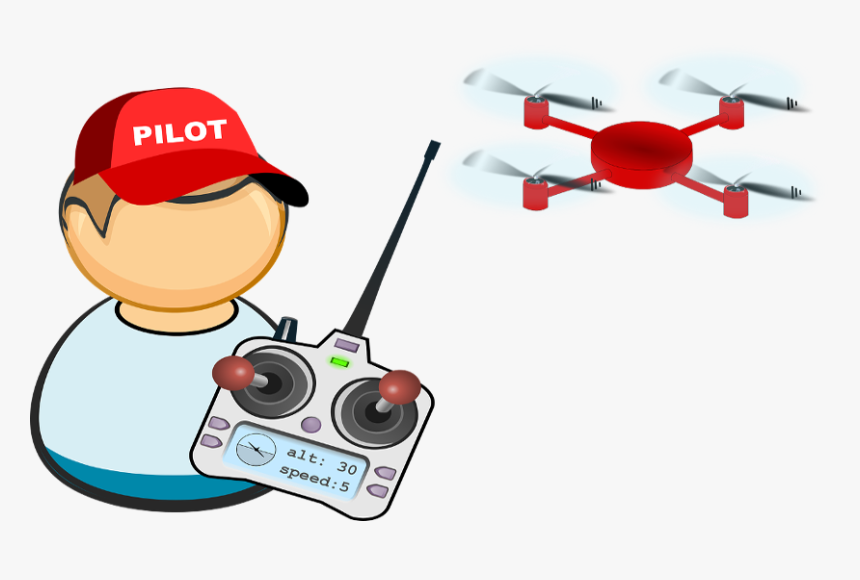 Trabajo Piloto Drones - Clipart Drones, HD Png Download, Free Download