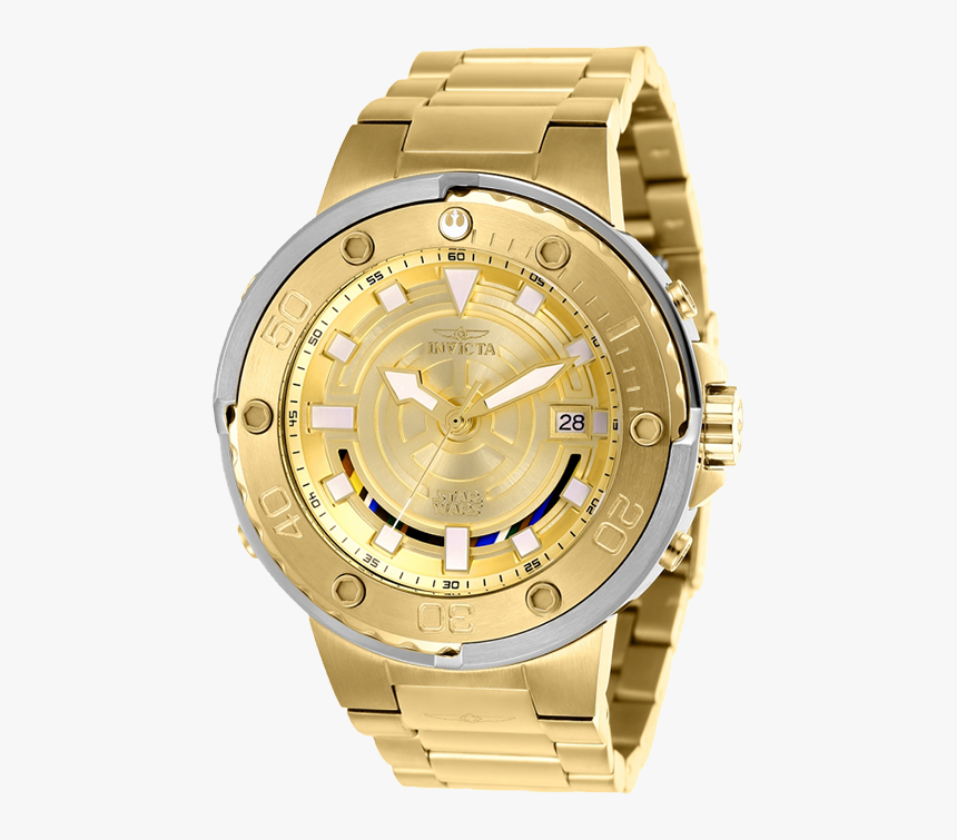 Invicta Gold Mens Watch Star Wars, HD Png Download, Free Download
