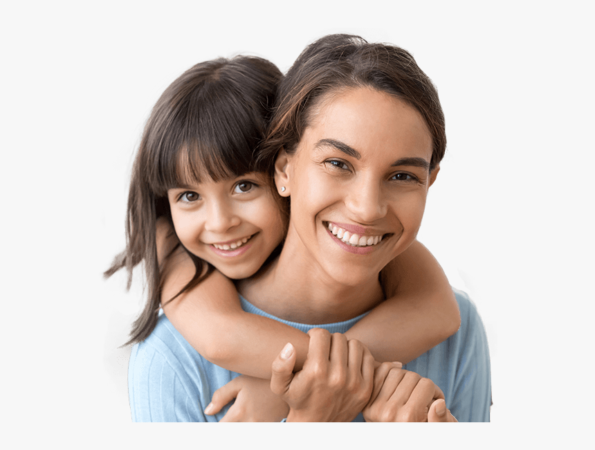 Smiling Mother And Daughter - Mamá Feliz, HD Png Download, Free Download