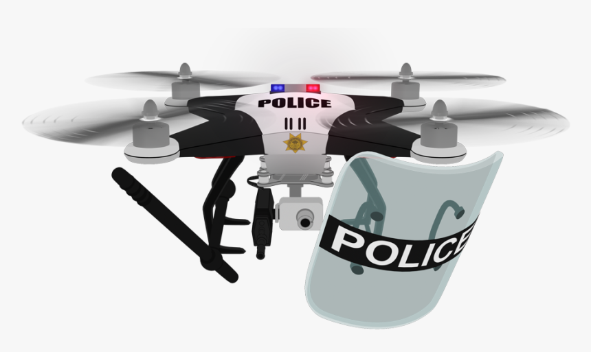 Police Drone Png, Transparent Png, Free Download