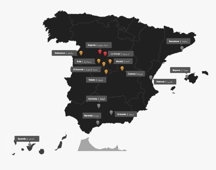 Enlarge Map - Iberian Peninsula Map Rail, HD Png Download, Free Download