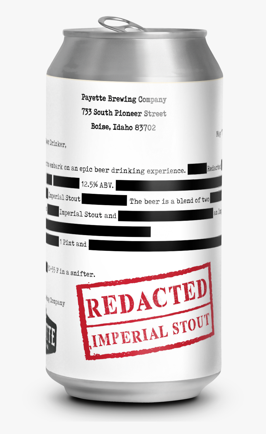 Redacted Canmock Front - Label, HD Png Download, Free Download