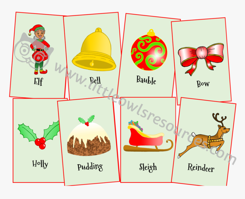 Christmas Picture Snap Cards Activity/game, HD Png Download, Free Download