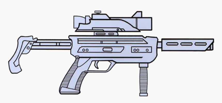 Ok-98 Blaster Carbine - Star Wars Gun Drawing, HD Png Download, Free Download