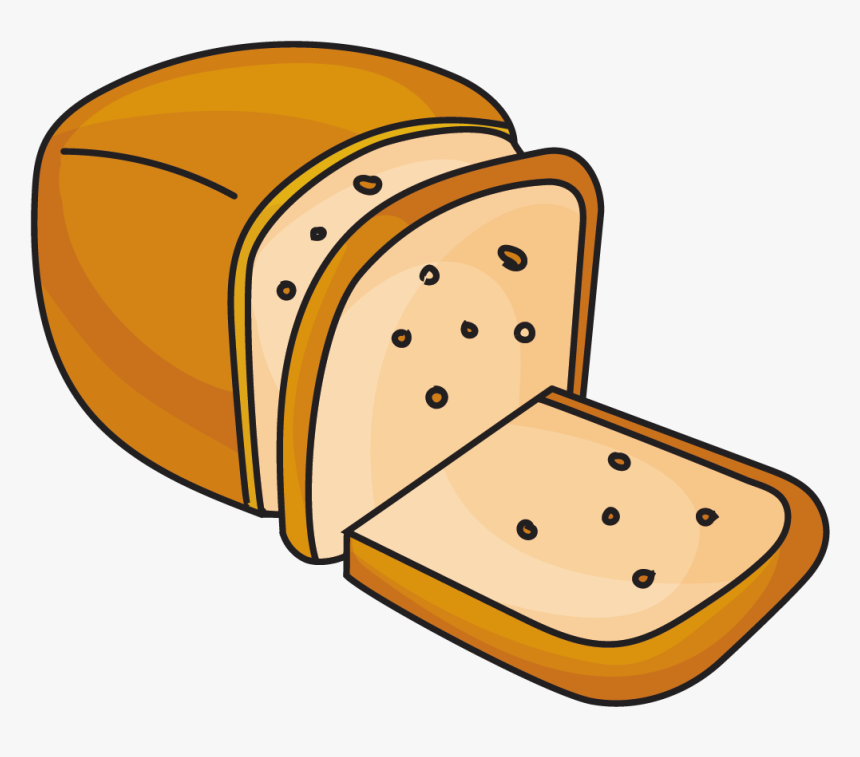 Toast Sliced Bread Breakfast Bakery - Bread Vector Png, Transparent Png, Free Download