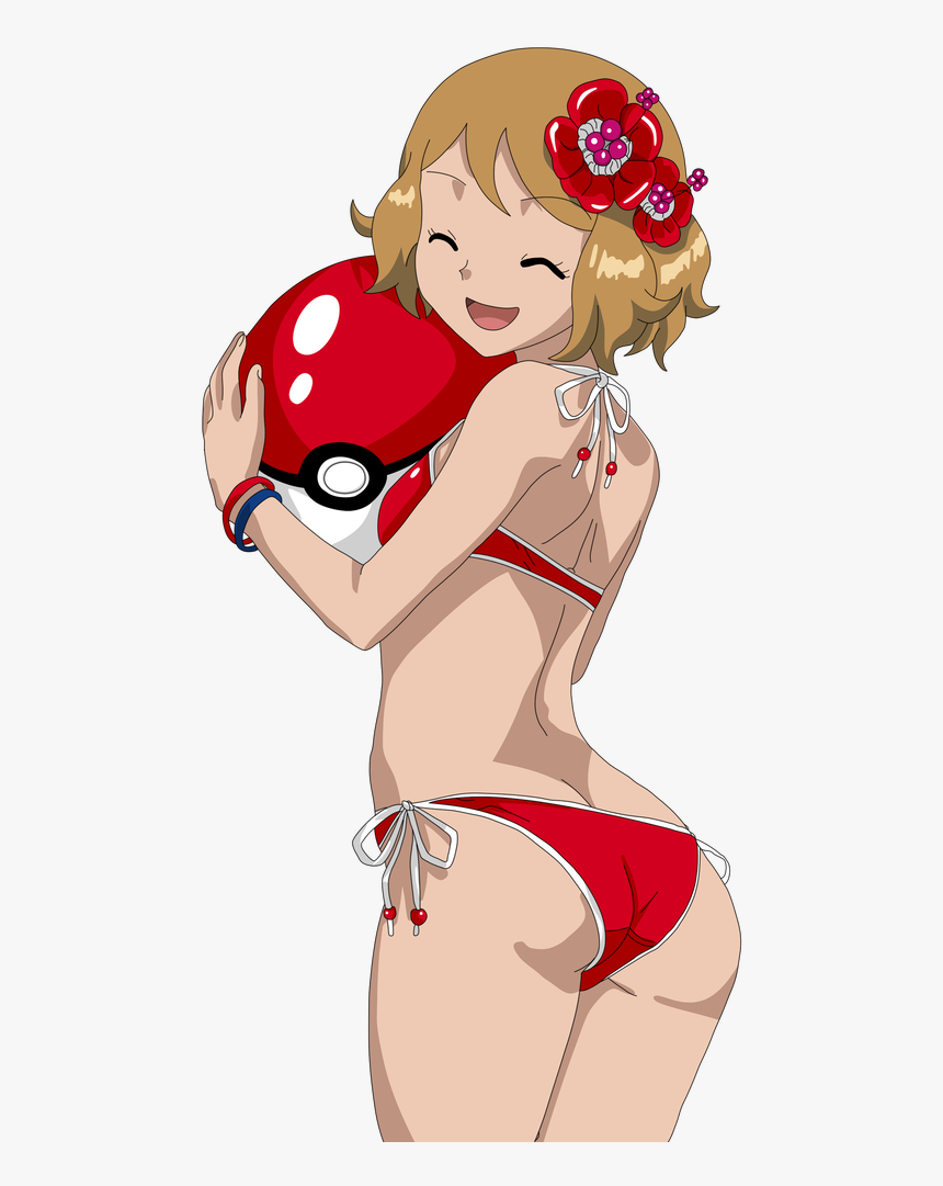 Pokemon Serena Bikini Porno, HD Png Download - kindpng.