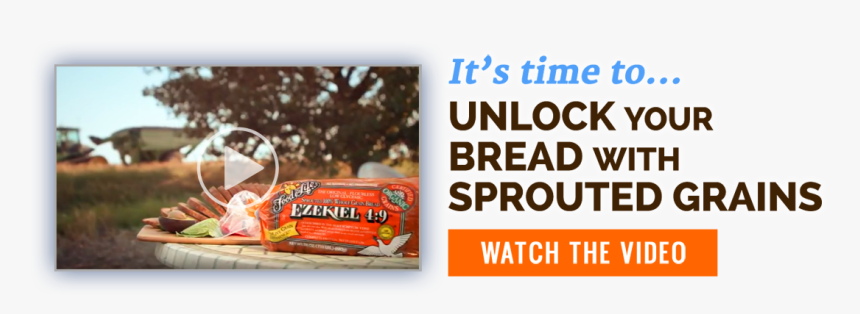 It"s Time To Unlock Your Bread With Sprouted Grains - Flyer, HD Png Download, Free Download